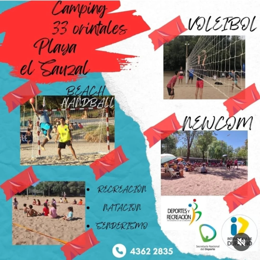 Actividades deportivas y recreativas en Playa El Sauzal y Camping "33 Orientales"