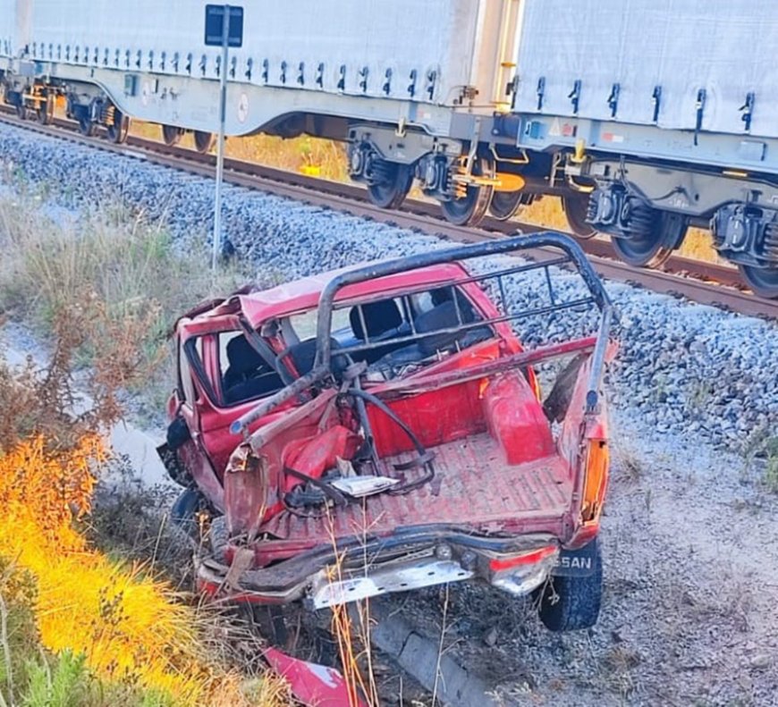 Se registró un accidente entre una camioneta y el Ferrocarril Central en Florida