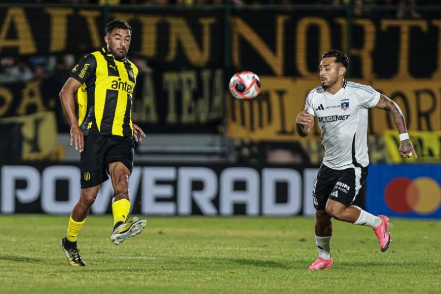 Serie Río de la Plata: Peñarol empató con Colo Colo 1-1 en Maldonado, en un duelo caliente