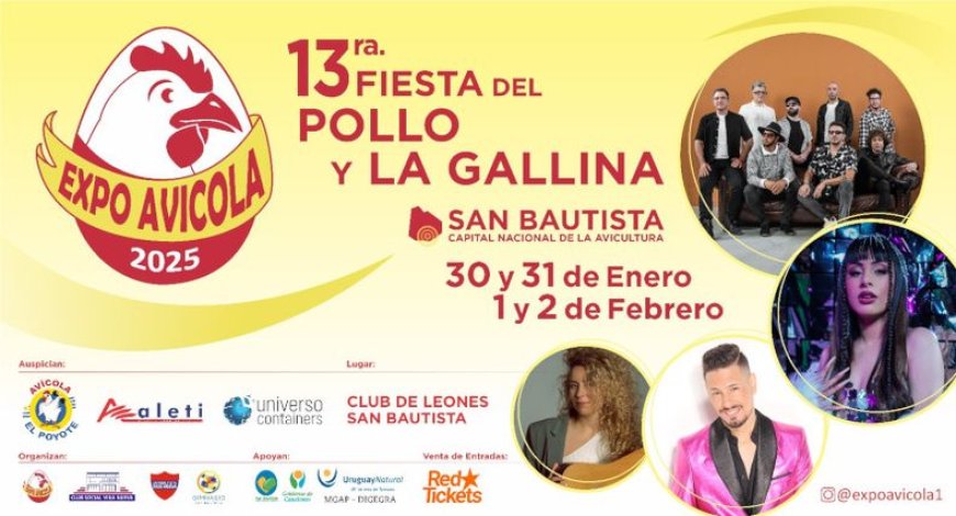 Canelones se prepara para la 13ª Expo Avícola Fiesta del Pollo y la Gallina