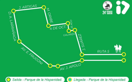 Desfile del 24° Encuentro Gaucho: recorrido y detalles