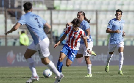 Uruguay perdió ante Paraguay y quedó eliminado del Mundial Sub20