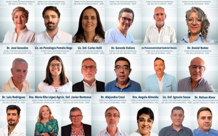 Lustemberg anunció a los nuevos directores departamentales de Salud Pública