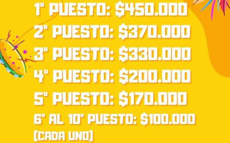 Se anunciaron los premios de las próximas Llamadas de Durazno.