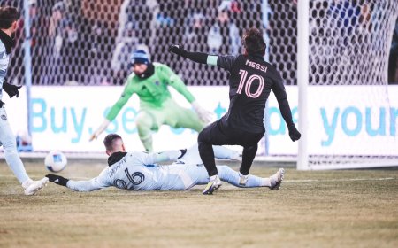 Con gol de Messi y a 15° bajo cero, Inter Miami debuta con victoria la temporada 2025