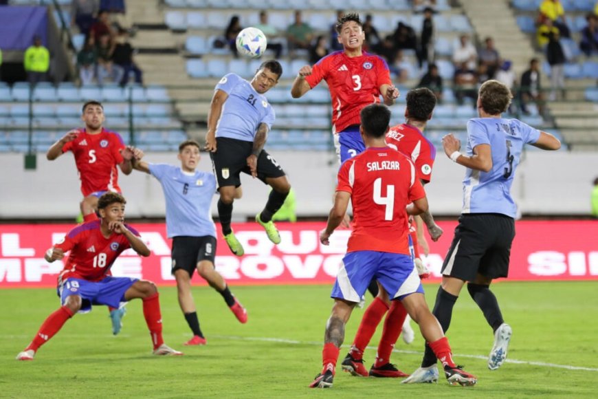Sub20: Uruguay empató ante Chile y comprometió su clasificación al Mundial
