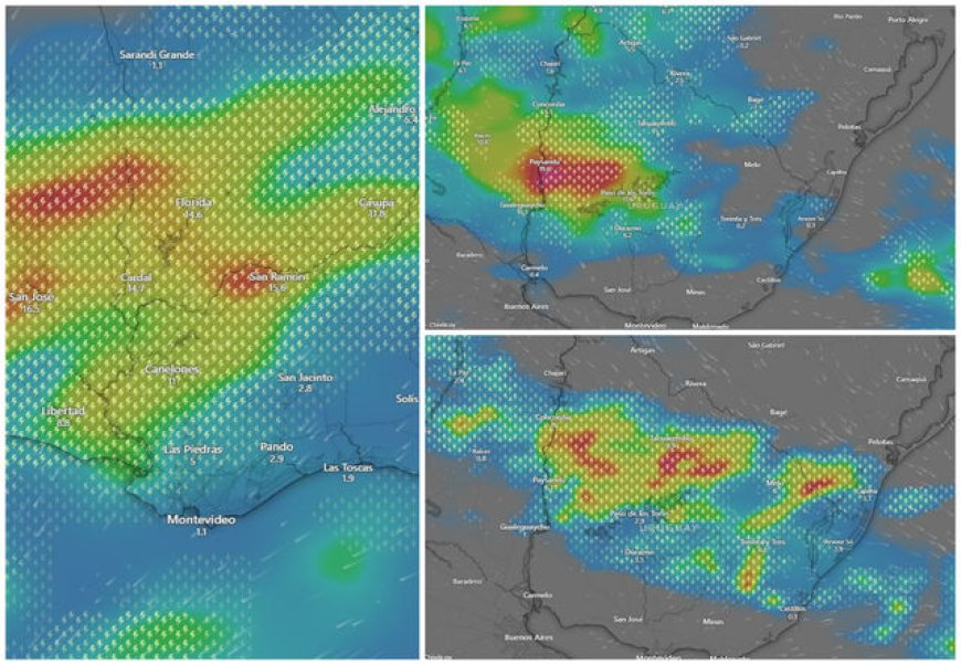 Agua a la vista: así será la evolución de las lluvias y las tormentas el fin de semana