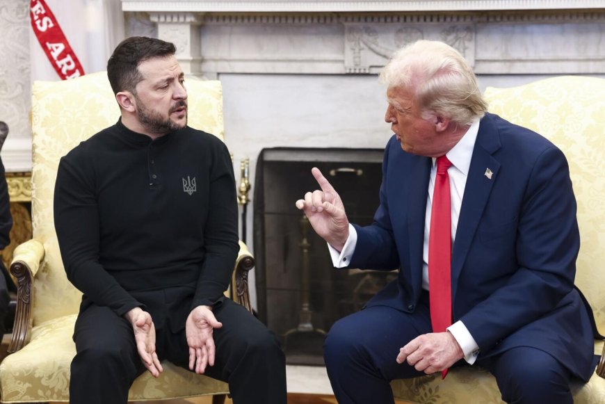 Trump no negociará con Zelenski y le dice que "puede volver cuando esté listo para la paz"