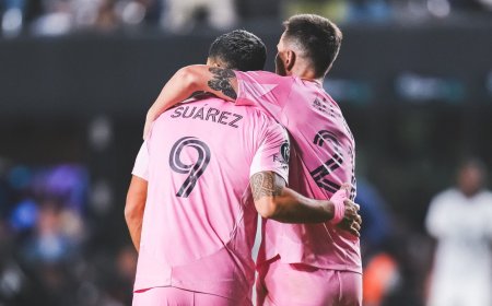 Sin Messi y con un gol de Suárez, Inter Miami da un paso a los cuartos de ConcaChampions