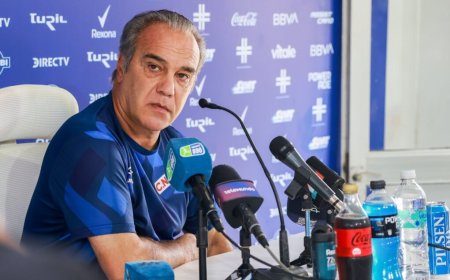 Lasarte no confirmó el sustituto de Oliva, pero insinuó que será Amaro o Yonatan Rodríguez