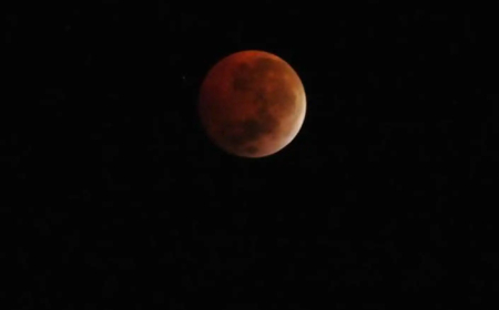 Así se vió la Luna de Sangre de marzo 2025 en Uruguay: el eclipse lunar total dejó impactantes imágenes