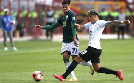 Uruguay resistió en la altura y se llevó un punto de Bolivia