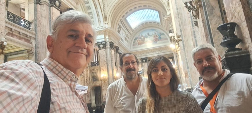 Raúl Licandro participó en reunión parlamentaria y presentó reclamos de Durazno en el Palacio Legislativo