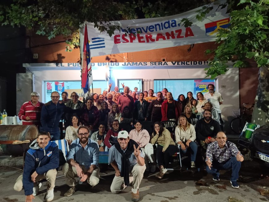 Crece la esperanza en Durazno, con el lema ¡Bienvenida, Esperanza! Licandro suma fuerzas rumbo a Mayo.