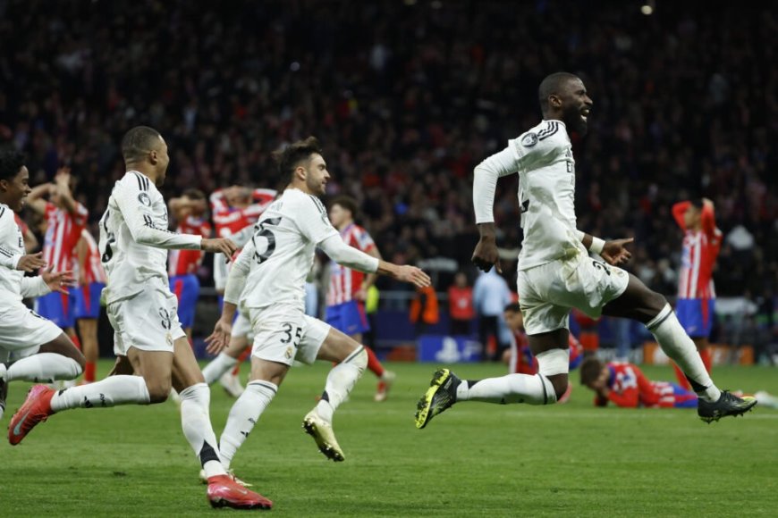 Con polémica, Real Madrid vuelve a eliminar al Atlético por penales y sigue en Champions