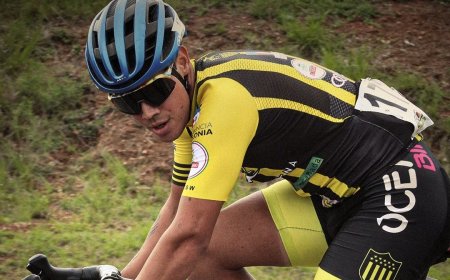 Juan Andrés Zimmermann ganó la tercera etapa de la Vuelta Ciclista