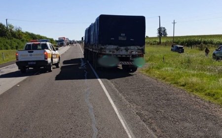 Una mujer murió tras choque entre su moto y un camión en ruta 3