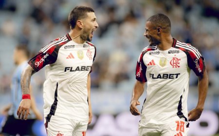 Brasil: doblete de De Arrascaeta para Flamengo y Palmeiras de Torres y Martínez líder