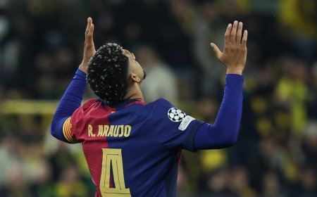 Con Araújo titular y capitán, Barcelona vuelve a semifinales de Champions tras seis años