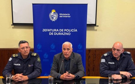 El Ministro del Interior visitó Durazno con foco en seguridad y rehabilitación