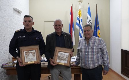 Ministro Negro y Intendente Vidalín analizan seguridad en fructífera reunión en Durazno