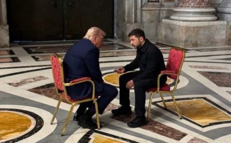 Zelenski agradece a Trump un encuentro 'potencialmente histórico' en el Vaticano