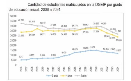 Baja cantidad de alumnos en escuelas por la disminución de nacimientos en los últimos años