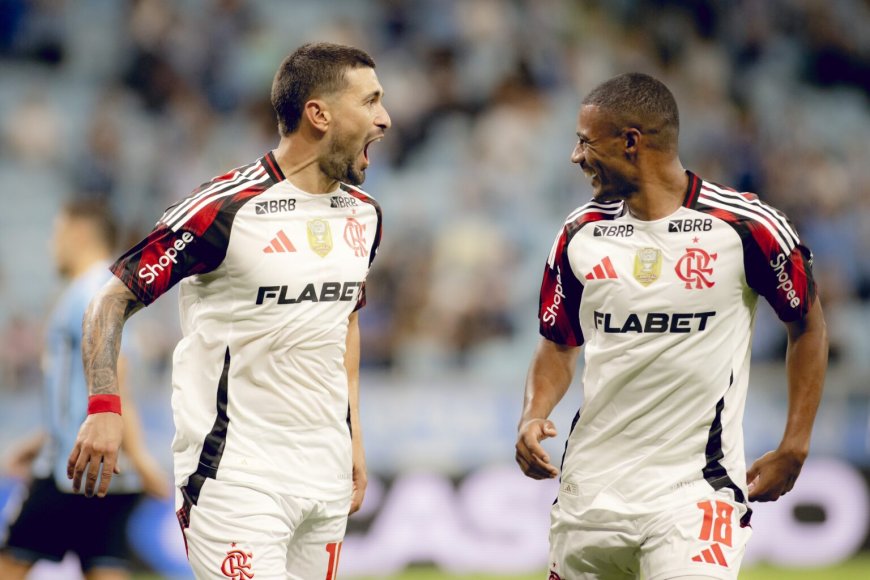 Brasil: doblete de De Arrascaeta para Flamengo y Palmeiras de Torres y Martínez líder