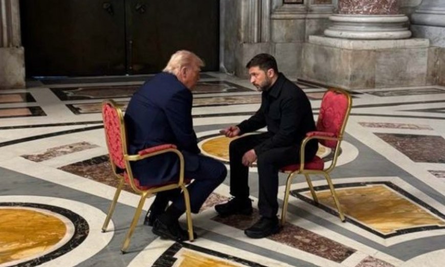 Zelenski agradece a Trump un encuentro 'potencialmente histórico' en el Vaticano