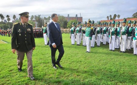 Con la presencia del presidente Yamandú Orsi, se realizó acto por el 214° aniversario del Ejército Nacional