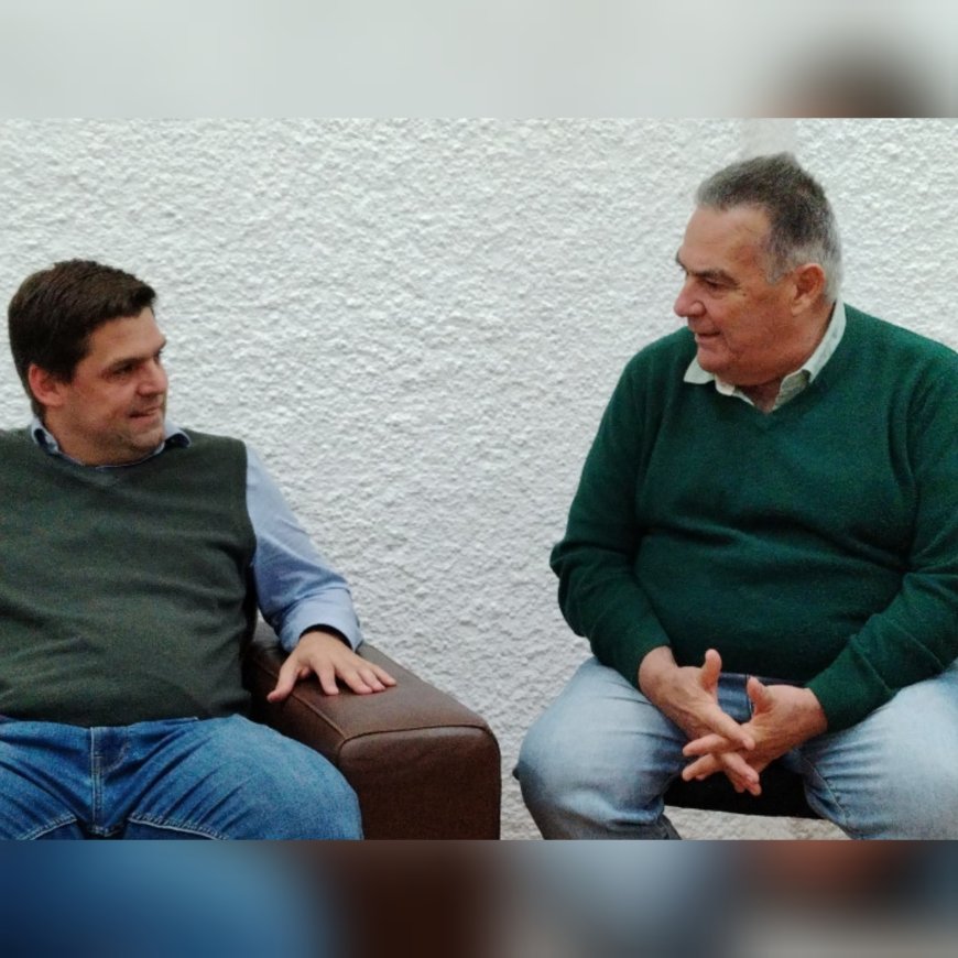 Transición en la Intendencia de Durazno: Vidalín recibió al electo Felipe Algorta
