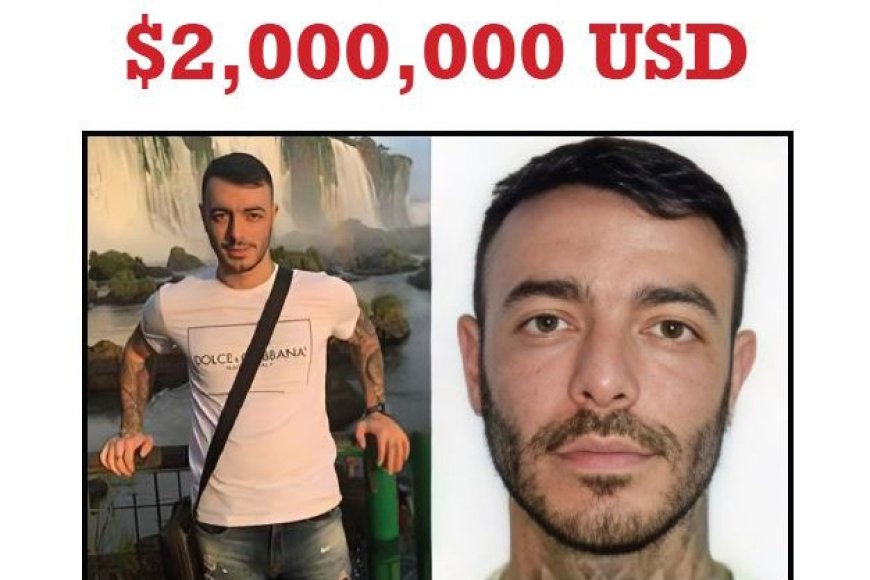 Estados Unidos ofrece hasta dos millones de dólares por información de Sebastián Marset