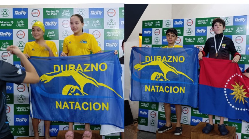 Destacada actuación de Durazno en natación