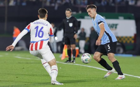 Uruguay enfrenta a Paraguay por las Eliminatorias