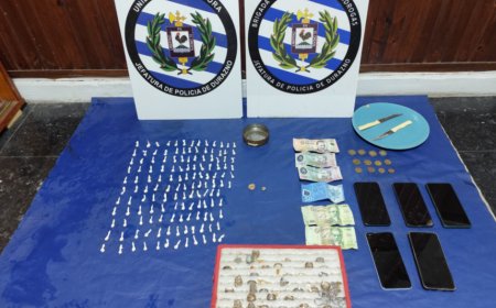 Detenido tras intento de fuga en operativo antidrogas en Durazno