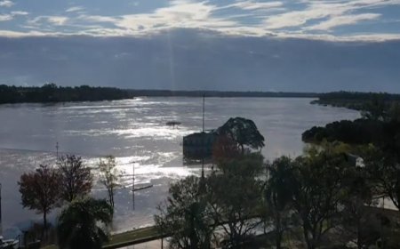 Salto: medio centenar de personas desplazadas por la crecida del río Uruguay; se teme que la cifra aumente
