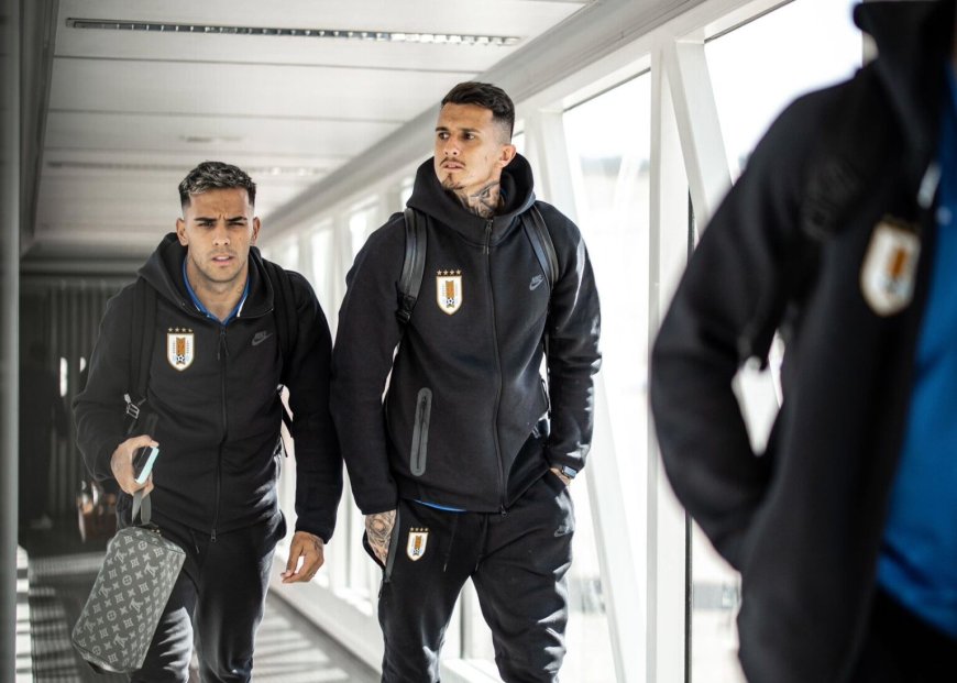 Uruguay ya está en Montevideo y prepara el partido ante Venezuela