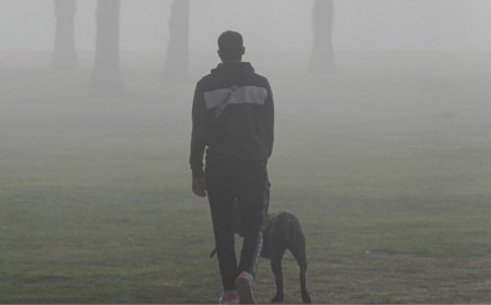 Arranque de semana muy húmedo y con visibilidad de apenas 70 metros