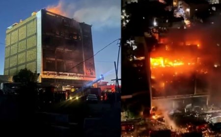 Aumentan a más de 60 los muertos por un incendio en un shopping de Irak