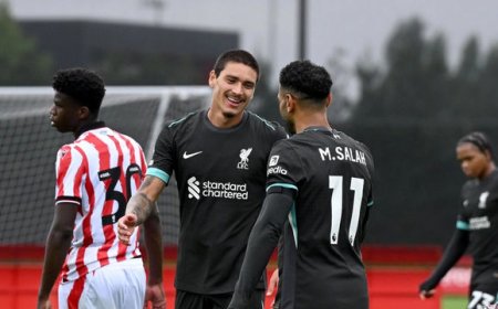 Inglaterra: Darwin Núñez brilló y convirtió tres goles en un nuevo amistoso de Liverpool
