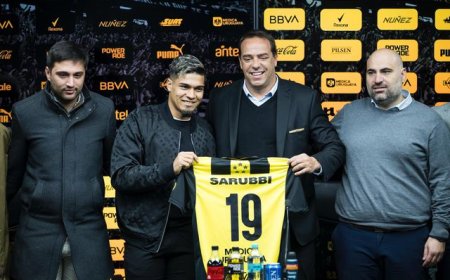 Matías Arezo fue presentado en Peñarol: 'Lo económico a veces no es lo más importante'