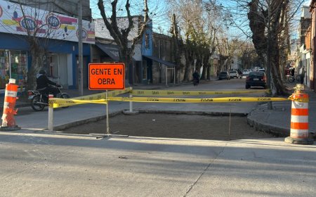Obras viales en Durazno: piden circular con precaución en dos puntos clave