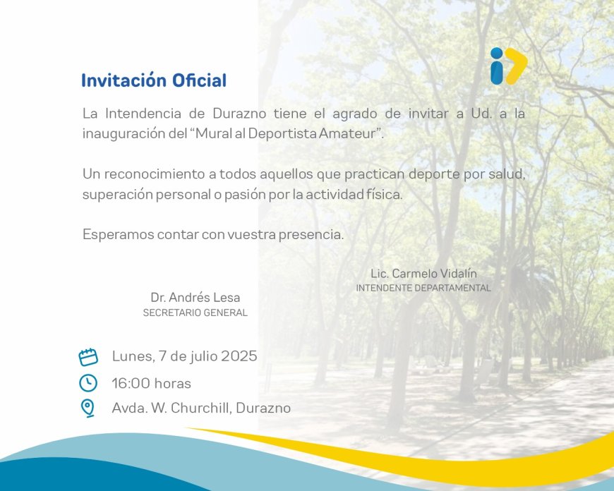 Próxima inauguración: Mural al Deportista Amateur