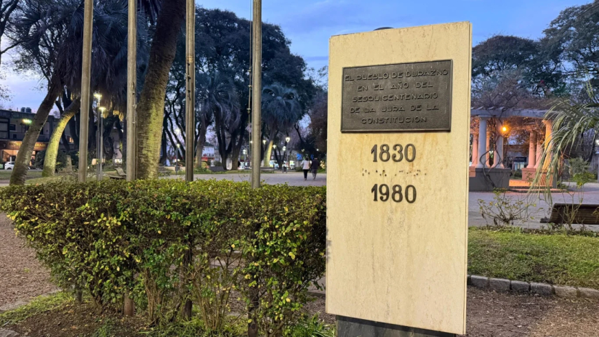 Durazno conmemora el 195° Aniversario de la Jura de la Constitución con acto patrio en Plaza Sarandí