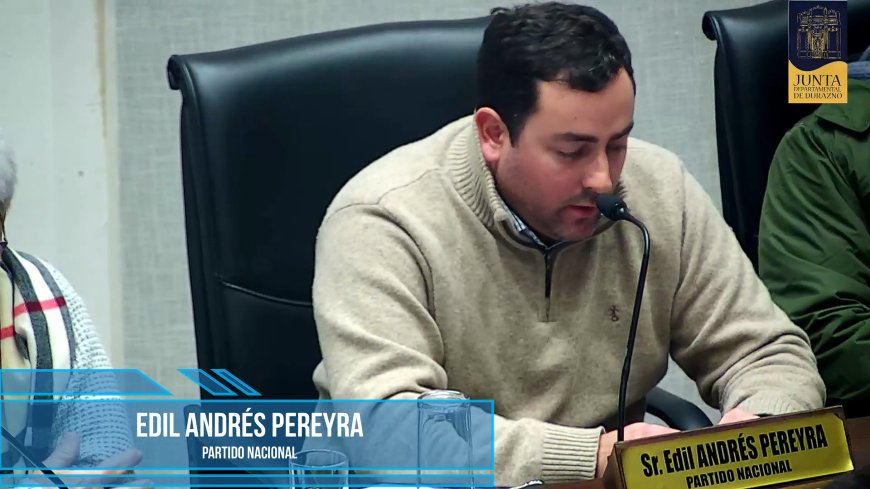 Edil Andrés Pereyra propuso priorizar la salud mental y pidió mayor coordinación en seguridad, empleo y deporte