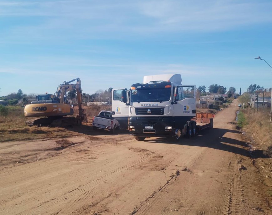 Corte temporal de calle Ignacio Oribe por obras de alcantarillado