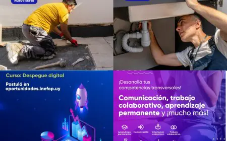 Inefop Durazno lanza nuevos cursos de formación en oficios y habilidades digitales