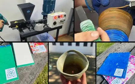 Jóvenes de ADID vivieron la experiencia del reciclaje plástico en el laboratorio municipal