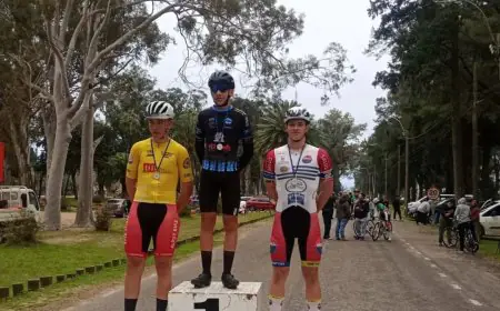 Ciclismo: Ramiro Martínez se quedó con la Prueba de la Amistad en Flores