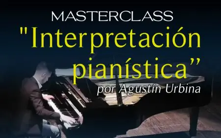 Masterclass y concierto de piano con Agustín Urbina en el Espacio Cultural Durazno